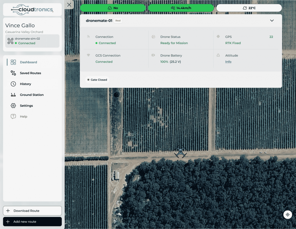 DroneMate software